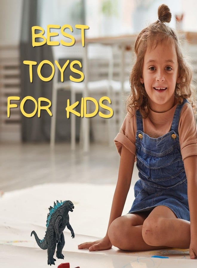 FUNFOB Dinosaur Toys for Kids (Size -15CM x32CM) PVC Dinosaur Action Figures Material PVC Dinosaur Model Toy Gifts for Kids (Blue Medium) - Image 2